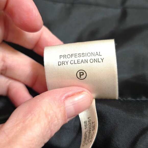 Calvin Klein Luxe Stretch 2 Button Notch Lapel Long Sleeve Blazer Sz 6 - Picture 7 of 8
